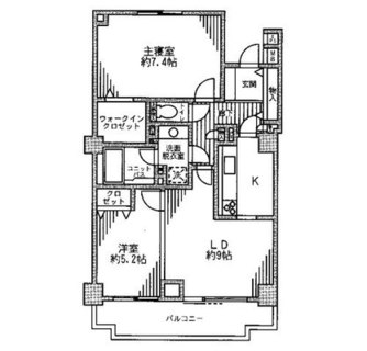 東京都足立区千住曙町 賃貸マンション 2LDK