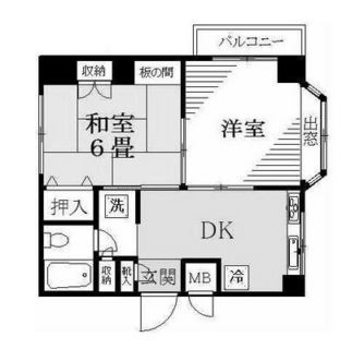 東京都足立区千住旭町 賃貸マンション 2DK