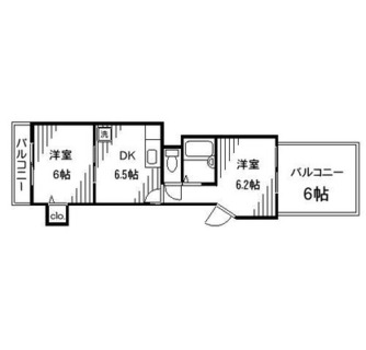 東京都足立区日ノ出町 賃貸マンション 2DK