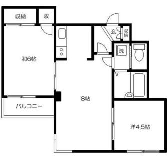 東京都足立区千住中居町 賃貸マンション 2DK