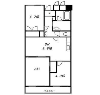 東京都足立区千住東２丁目 賃貸マンション 3DK